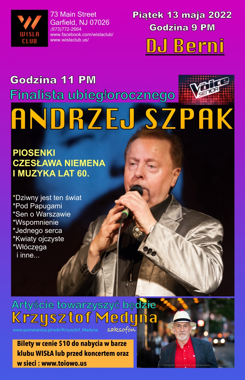 Andrzej Szpak finalista Voice Senior